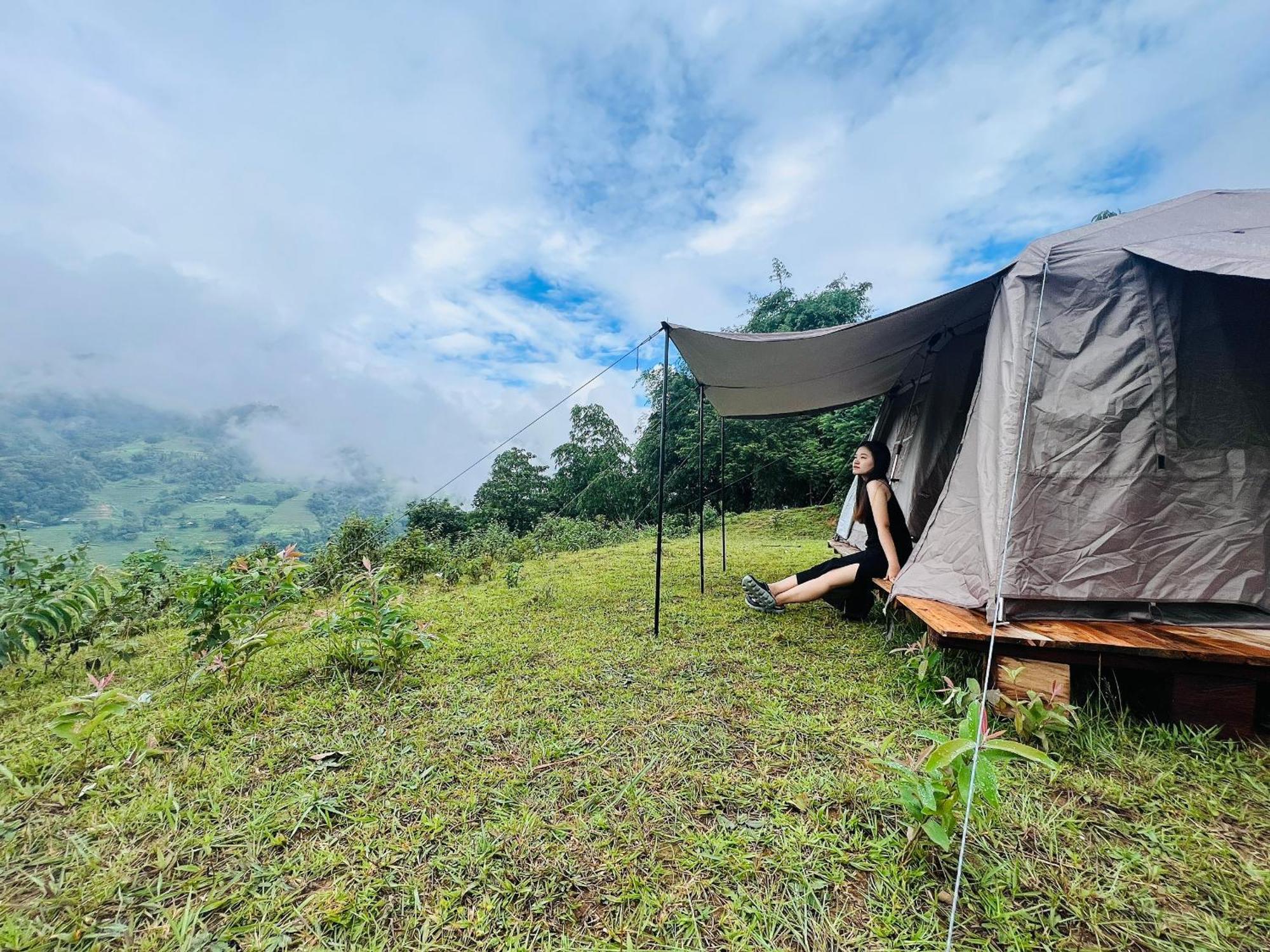 ホテル Nam Ly Retreat ハザン エクステリア 写真