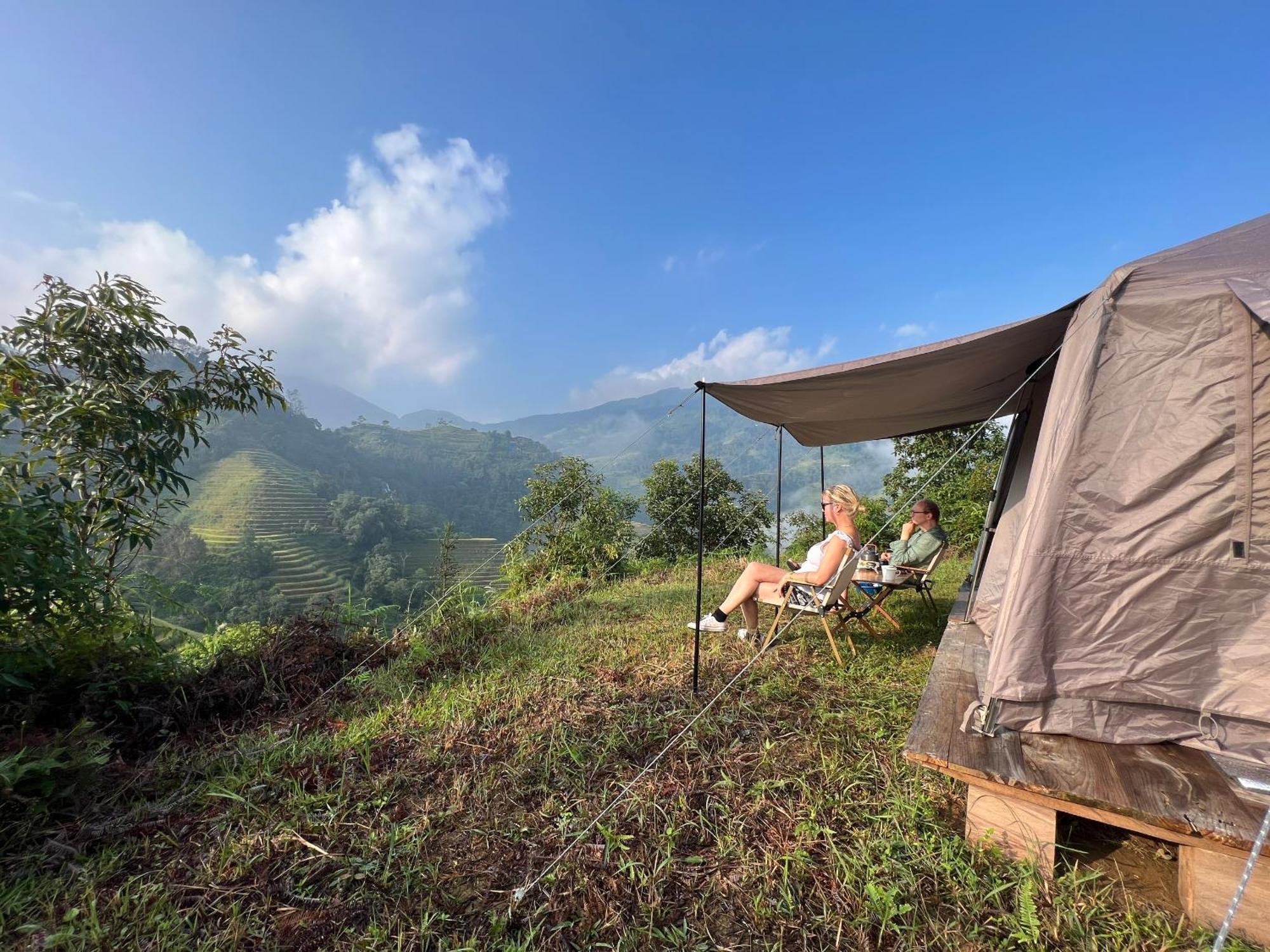 ホテル Nam Ly Retreat ハザン エクステリア 写真